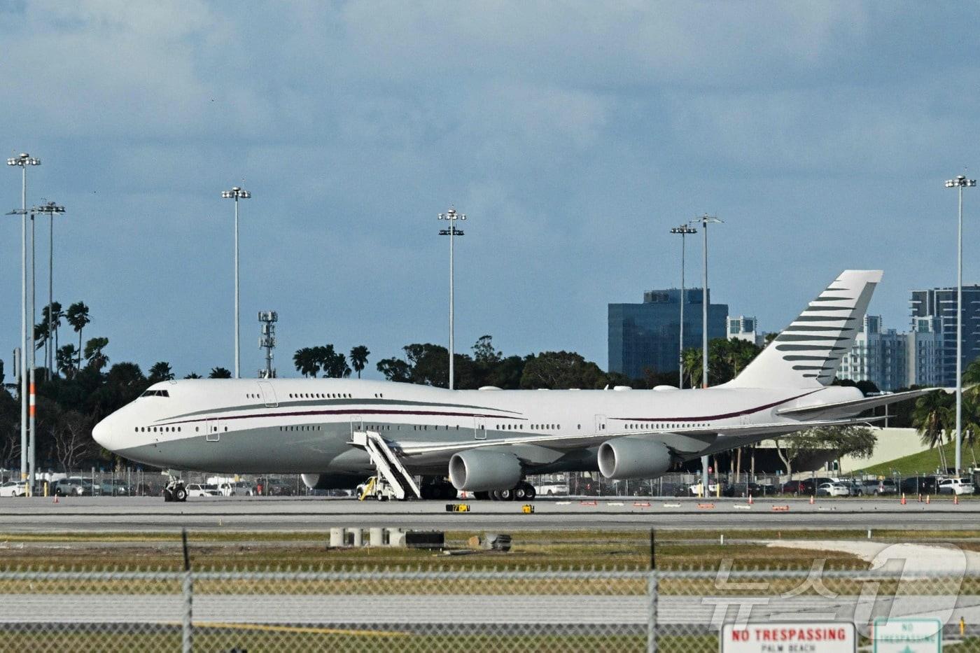 카타르의 보잉 747 항공기 2025.05.12 ⓒ AFP=뉴스1 ⓒ News1 우동명 기자