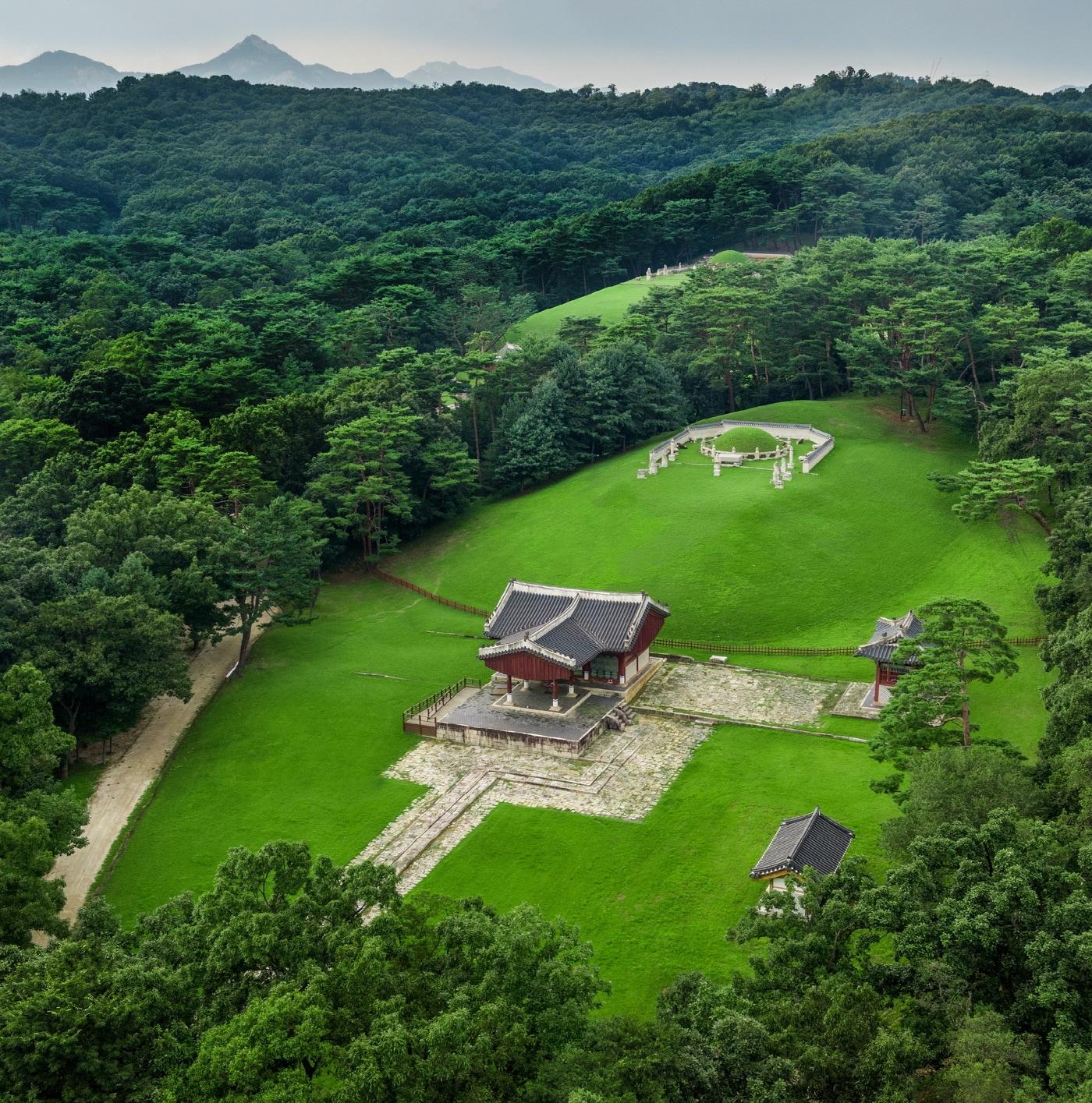 본문 이미지 - 구리 동구릉&#40;東九陵&#41; 전경&#40;사진=국가유산청 국가유산포털&#41;