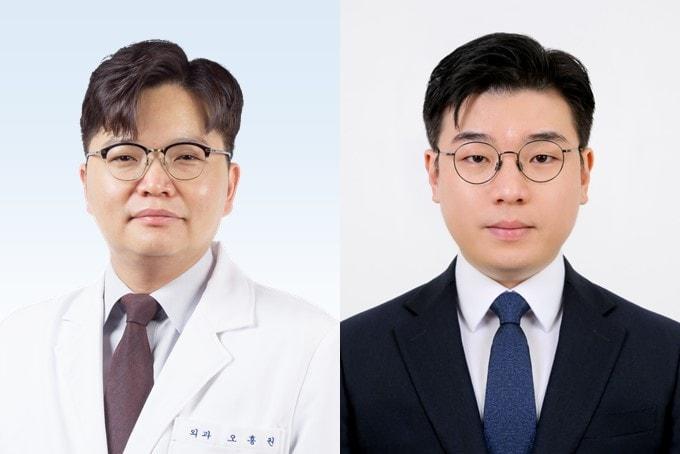 본문 이미지 - 오흥권 분당서울대병원 외과 교수(왼쪽), 이태균 아주대병원 교수.(분당서울대병원 제공)