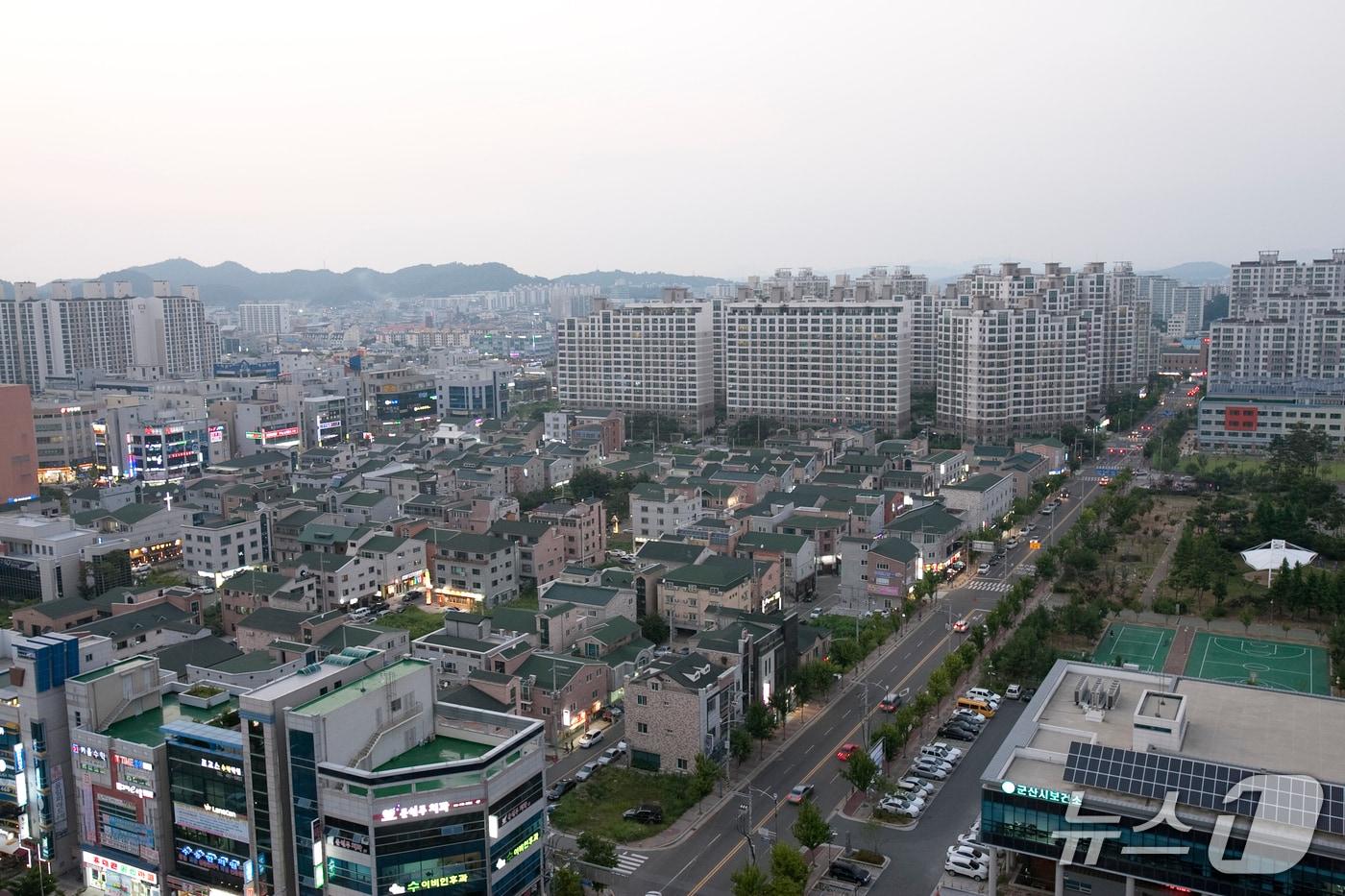 군산시 수송동 전경.(군산시 제공, 재판매 및 DB금지)