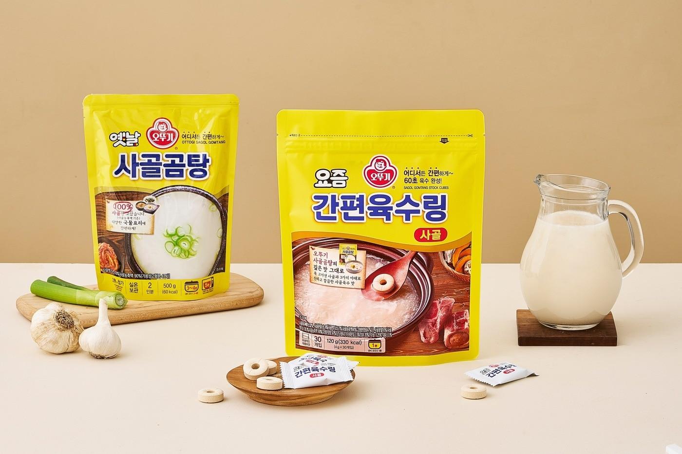 오뚜기 요즘간편육수링 사골 연출컷.(오뚜기 제공)