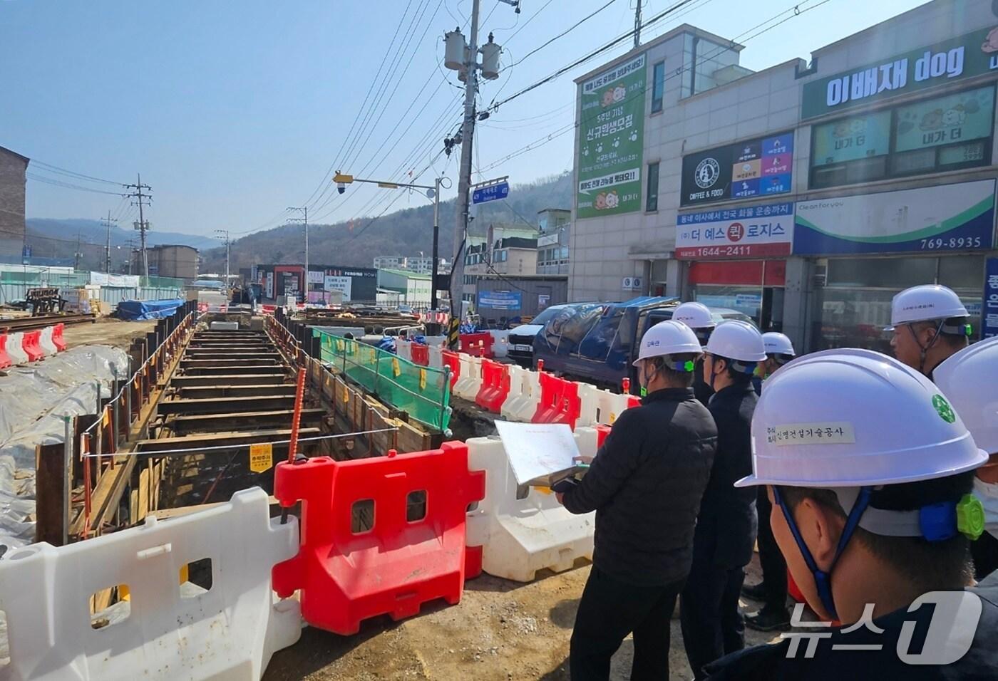 본문 이미지 - 재해복구사업장 현장점검 자료사진.(경기도 제공, 재판매 및 DB 금지)