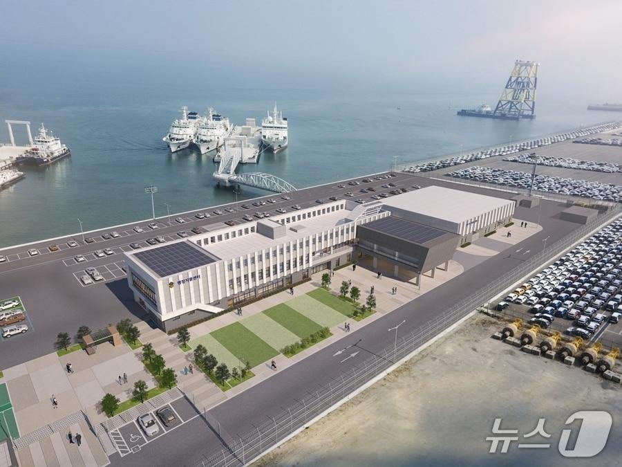 본문 이미지 - 군산해양경찰서 함정승조원 지원시설 조감도.(군산해경 제공, 재판매 및 DB금지)