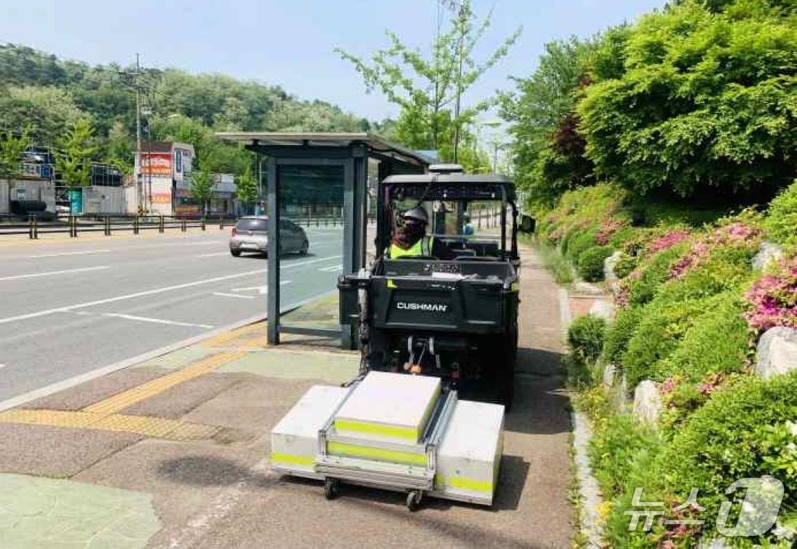 본문 이미지 - 지표투과레이더.(광명시 제공)