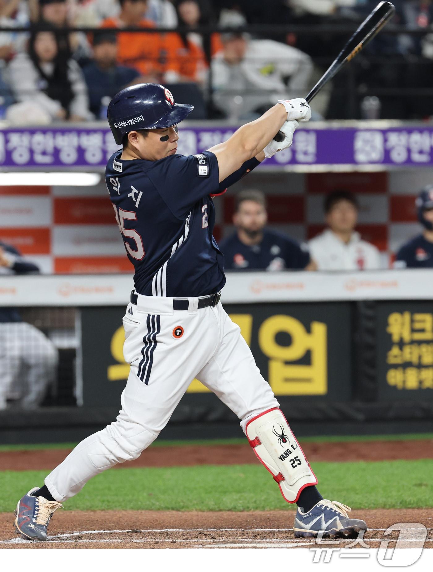 본문 이미지 - 두산 베어스 포수 양의지. 2025.5.13/뉴스1 ⓒ News1 김기태 기자