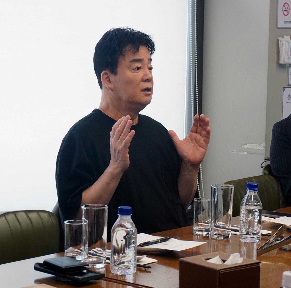 본문 이미지 - 지난 13일 더본코리아 기자간담회에 참석한 백종원 대표.&#40;더본코리아 제공&#41;