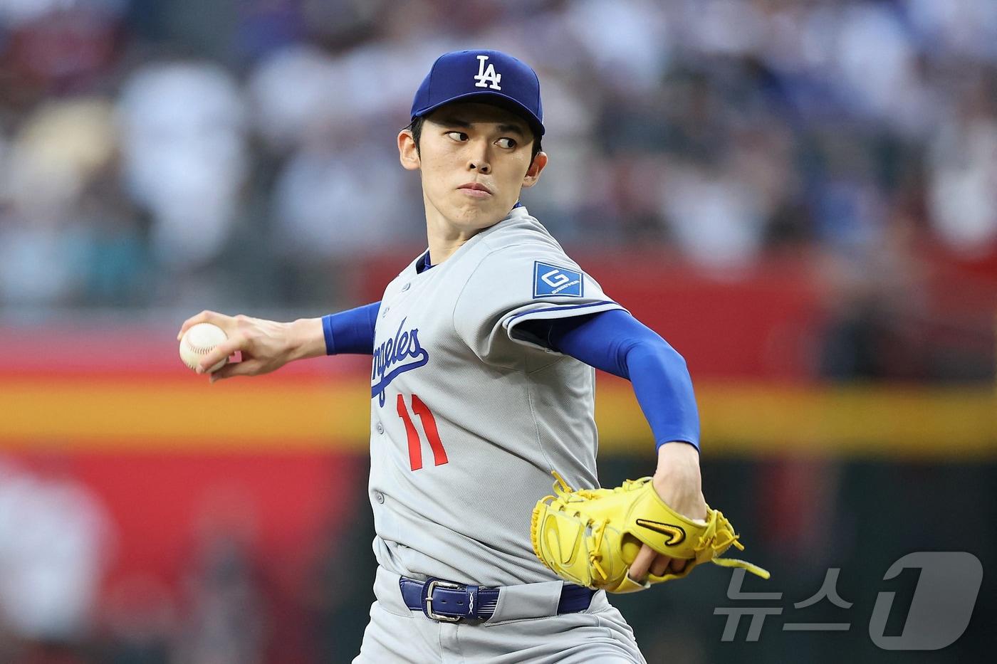 LA 다저스 사사키 로키. ⓒ AFP=뉴스1