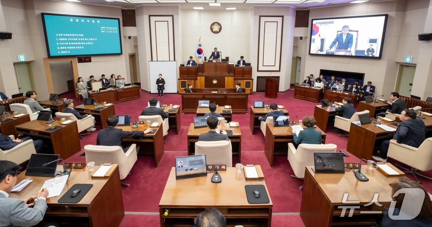 구미시의회 임시회 전경 (구미시의회 제공. 재판매 및 DB금지)/뉴스1