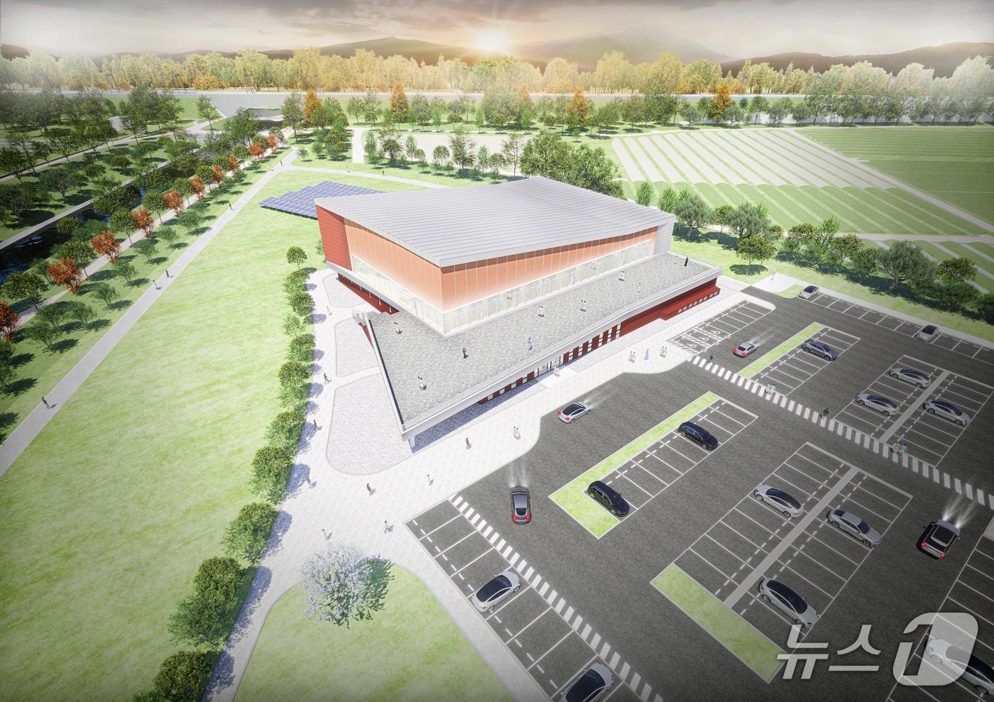 청주시 내수읍 배드민턴체육관. (청주시 제공. 재판매 및 DB금지)/뉴스1