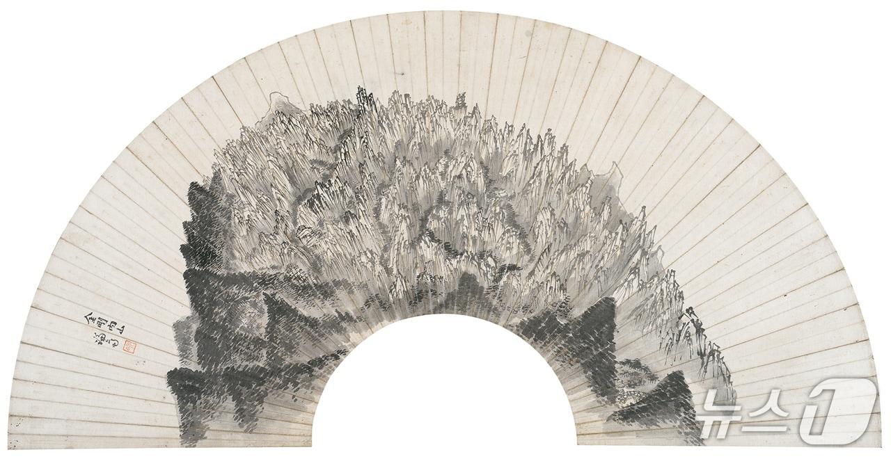 본문 이미지 - 대구간송미술관은 15일 겸재 정선, 단원 김홍도, 혜원 신윤복 등 대가들의 작품을 비롯한 산수화와 서예 작품 등 22건, 32점을 새롭게 선보인다고 밝혔다. 사진은 겸재 정선의 '금강내산'. (간송미술문화재단 제공. 재판매 및 DB 금지)/뉴스1