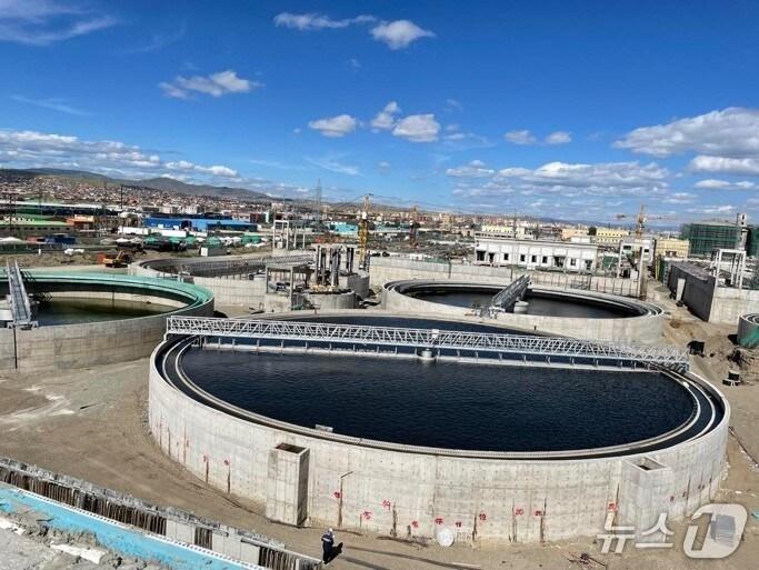 본문 이미지 - 몽골 새로운 하수처리장.(서울시 제공)