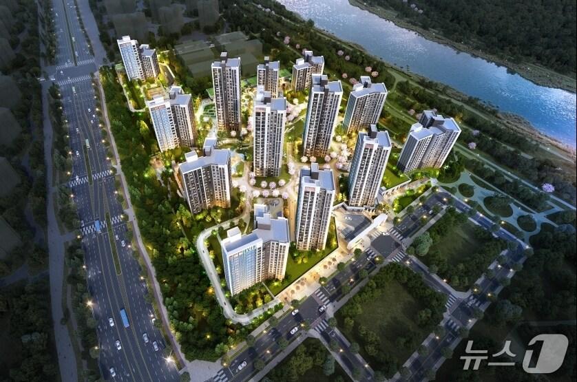 본문 이미지 - 갑천 4BL 공공지원민간임대 주택 조감도./뉴스1
