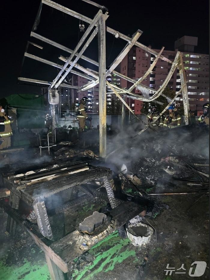 본문 이미지 - 화재현장(경기도소방재난본부 제공.재판매 및 DB금지)
