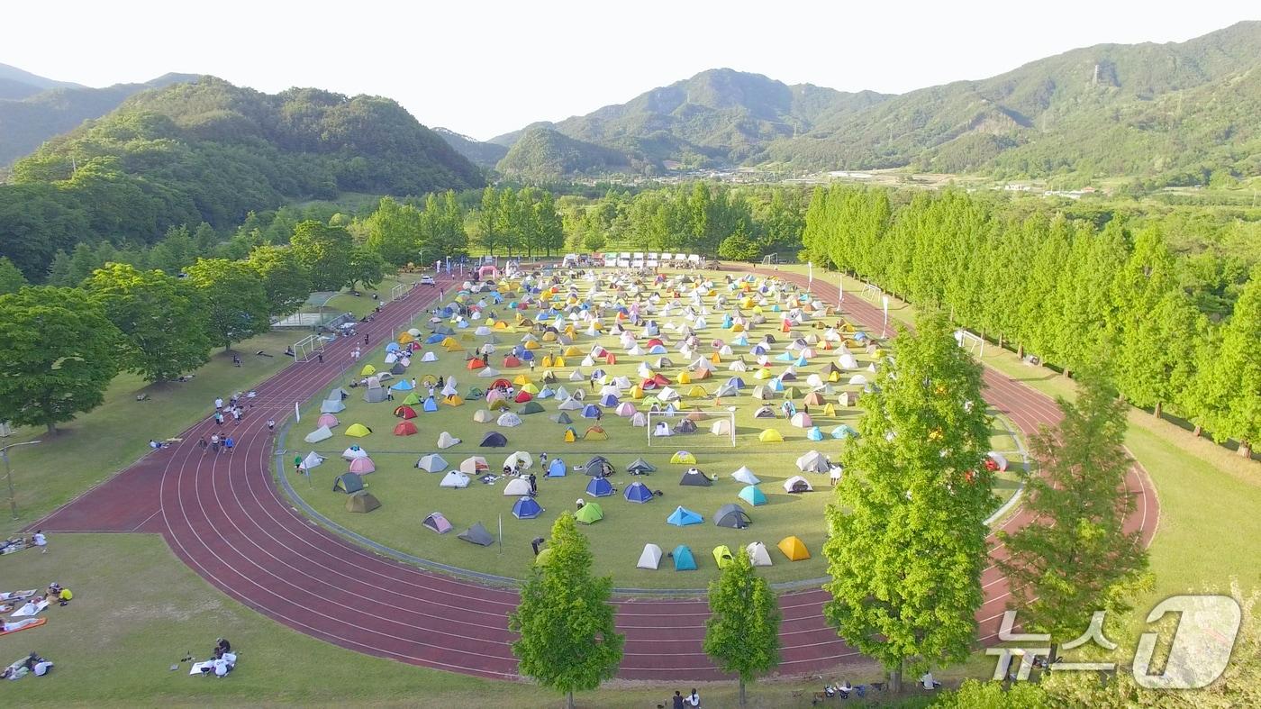 전북 진안군 주천생태공원 일원에서 개최된 ‘OTT 파인드 2025 진안’이 950여명의 참가한 가운데 성황리에 마무리됐다.(진안군제공. 재판매 및 DB금지)2025.5.19/뉴스1