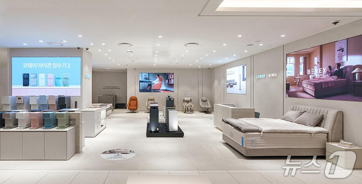 본문 이미지 - 코웨이의 신규 브랜드 매장인 '코웨이 갤러리 원주 직영점'.(코웨이 제공)