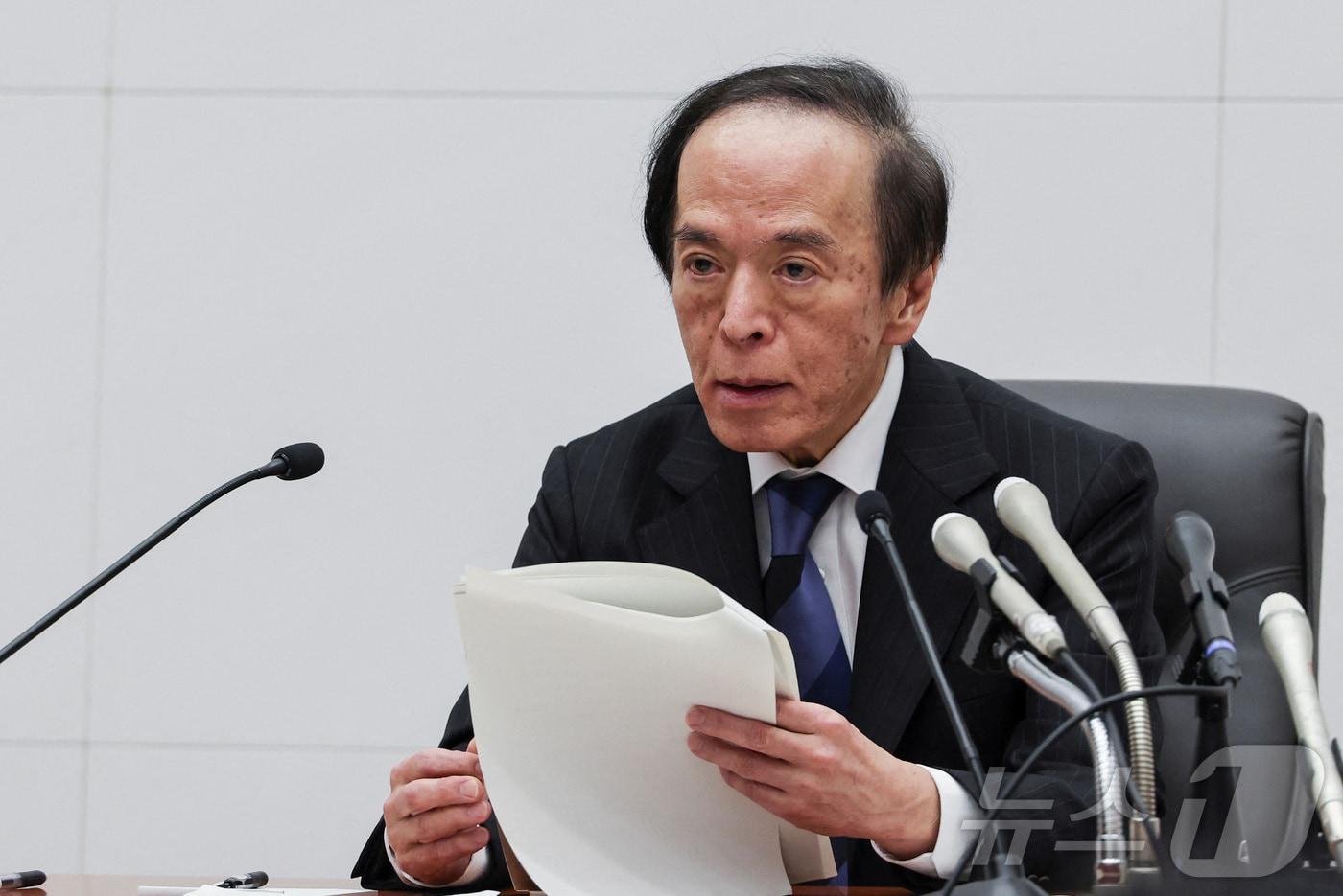 우에다 가즈오 일본은행 총재. 2025.05.02 ⓒ 로이터=뉴스1