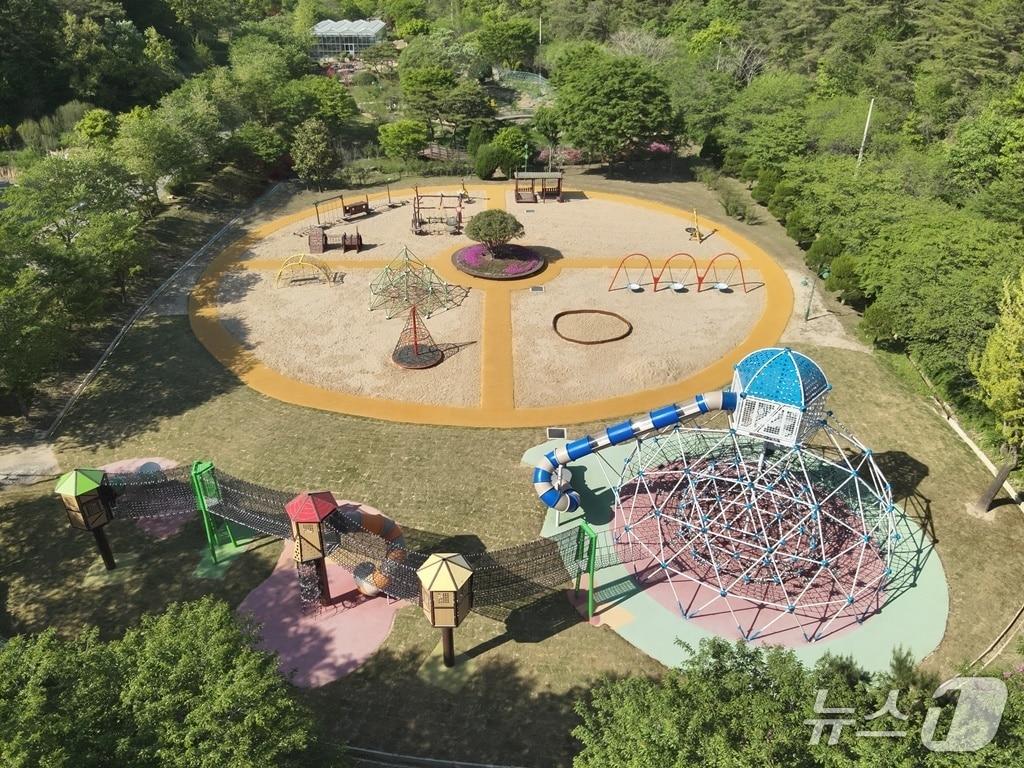 본문 이미지 - 함안군 '입곡 자연 생태 놀이터' 전경(함안군 제공. 재판매 및 DB금지).