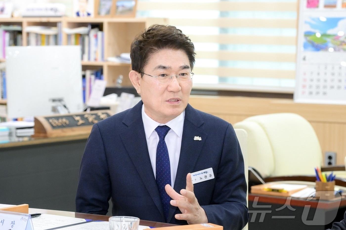 노관규 순천시장.&#40;순천시 제공. 재판매 및 DB 금지&#41;