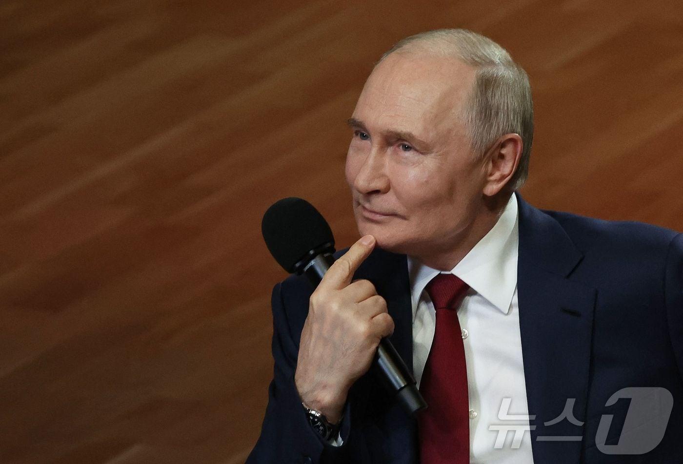 블라디미르 푸틴 러시아 대통령. 2025.05.20 ⓒ AFP=뉴스1 ⓒ News1 우동명 기자