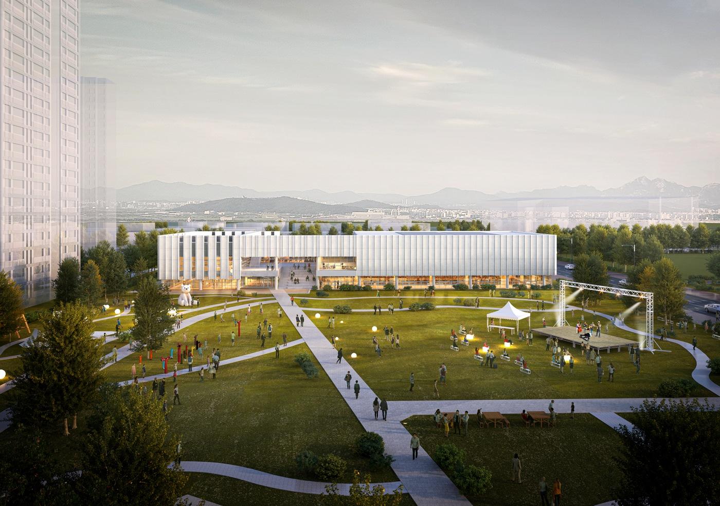 오창국민체육센터 예상조감도(청주시 제공. 재판매 및 DB금지)/뉴스1