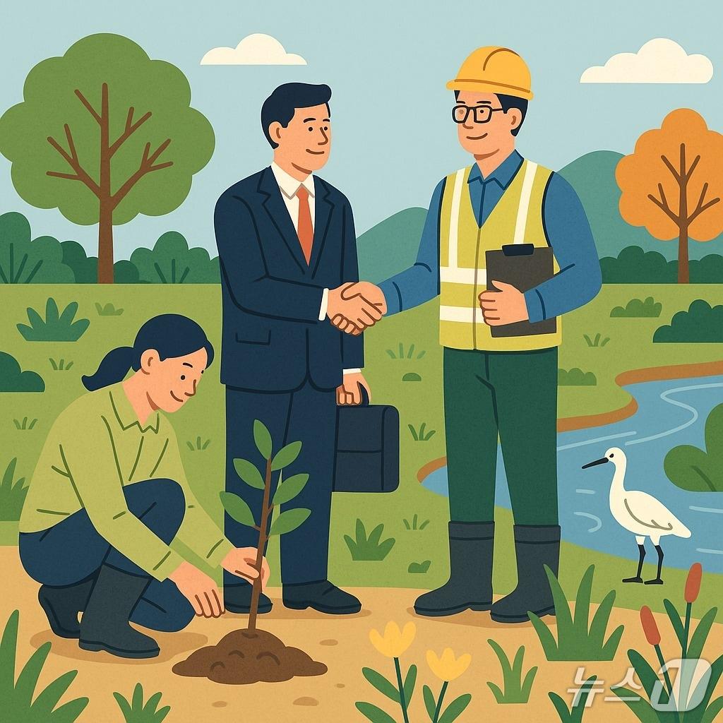 본문 이미지 - 민관협력 생물다양성 증진 및 자연환경 복원 ⓒ 뉴스1