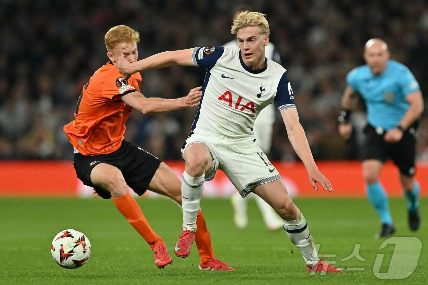 토트넘 홋스퍼 미드필더 루카스 베리발. ⓒ AFP=뉴스1