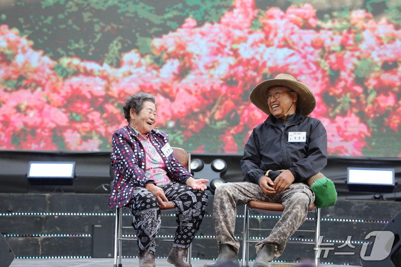 본문 이미지 - 지난해 단양사투리 경연대회(단양군 제공)./뉴스1 