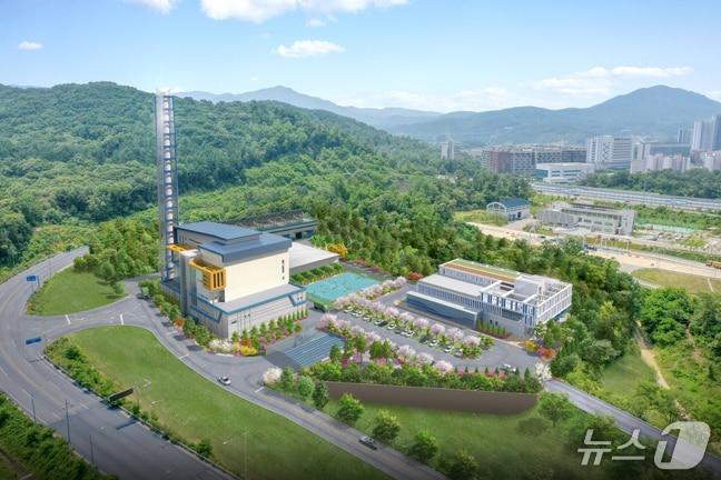 본문 이미지 - 과천시 자원정화센터 조감도.(과천시 제공)