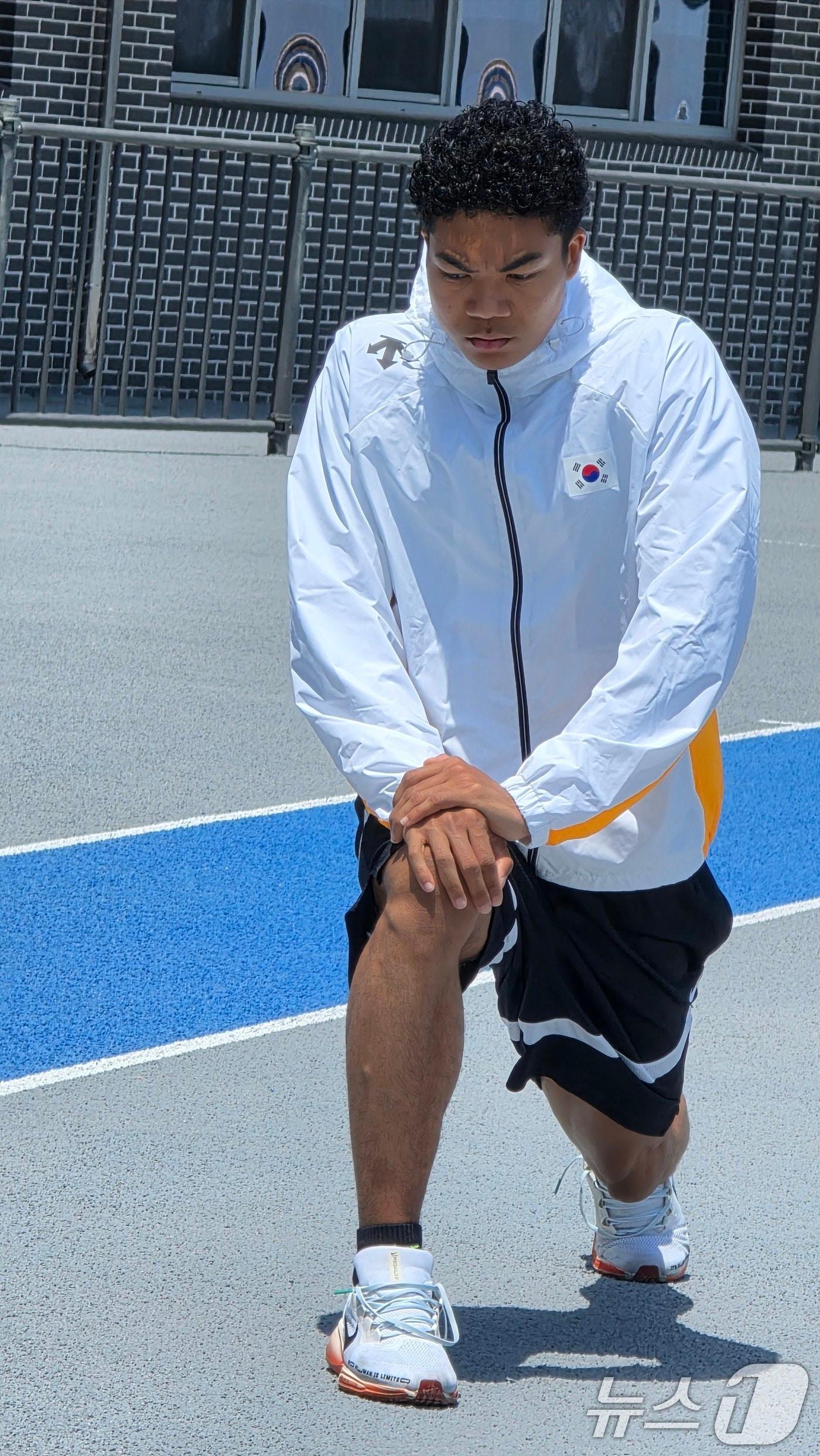 본문 이미지 - 한국 육상 단거리 기대주 나마디 조엘진&#40;예천군청&#41;. /뉴스1 DB ⓒ News1 정우용 기자