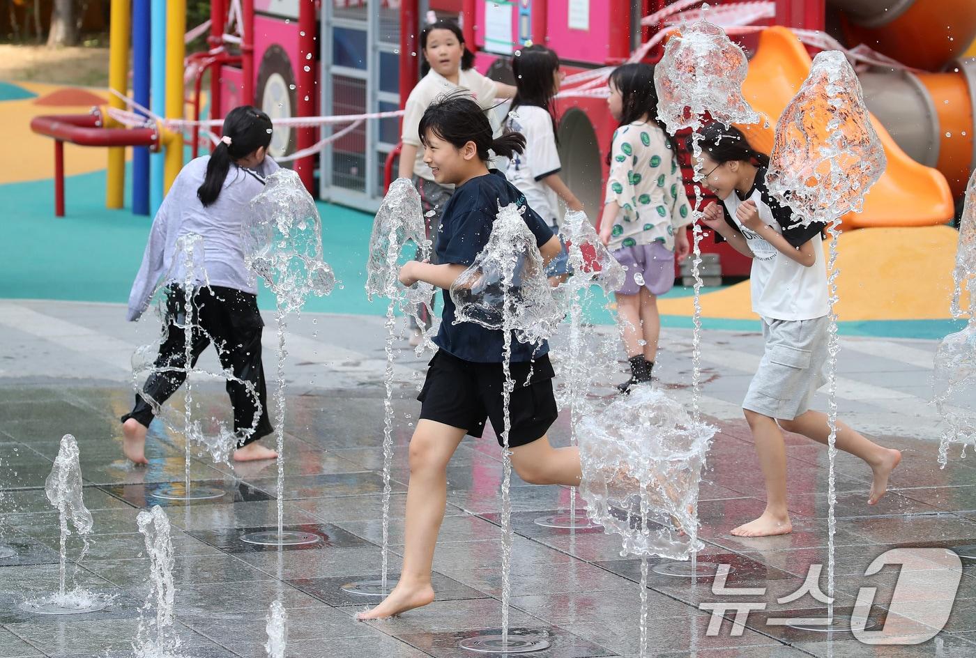 대구시와 대구 기초지자체는 어린이 물놀이장 개장을 준비하고 있다.  ⓒ News1 DB