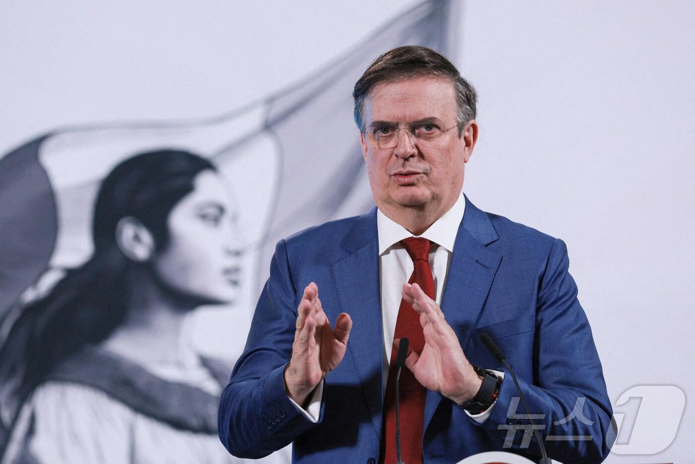 본문 이미지 - 마르셀로 에브라르드 멕시코 경제장관 ⓒ 로이터=뉴스1