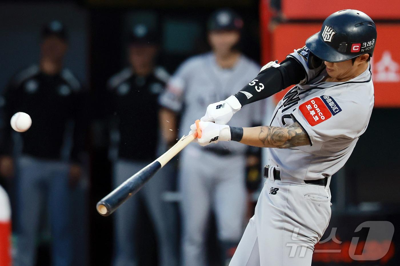 본문 이미지 - KT 위즈 김민혁. ⓒ 뉴스1 김진환 기자