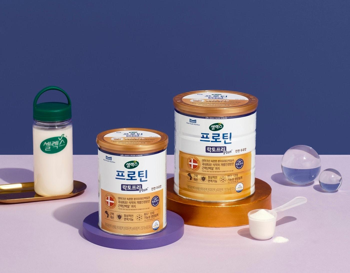 본문 이미지 - 근력단백질 '셀렉스 프로틴 락토프리 Plus' 연출컷.(매일헬스뉴트리션 제공)