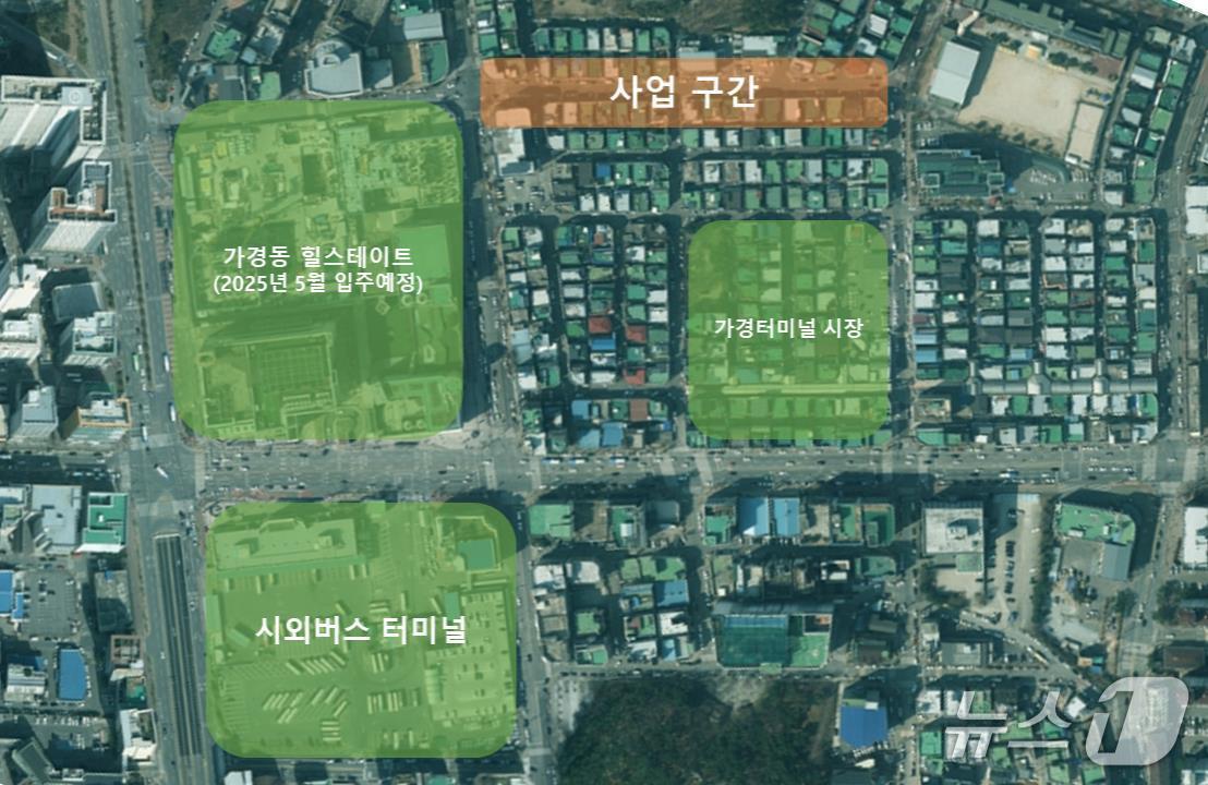 본문 이미지 - 청주시 흥덕구 풍년로 간판정비 대상지.(청주시 제공. 재판매 및 DB금지)/뉴스1