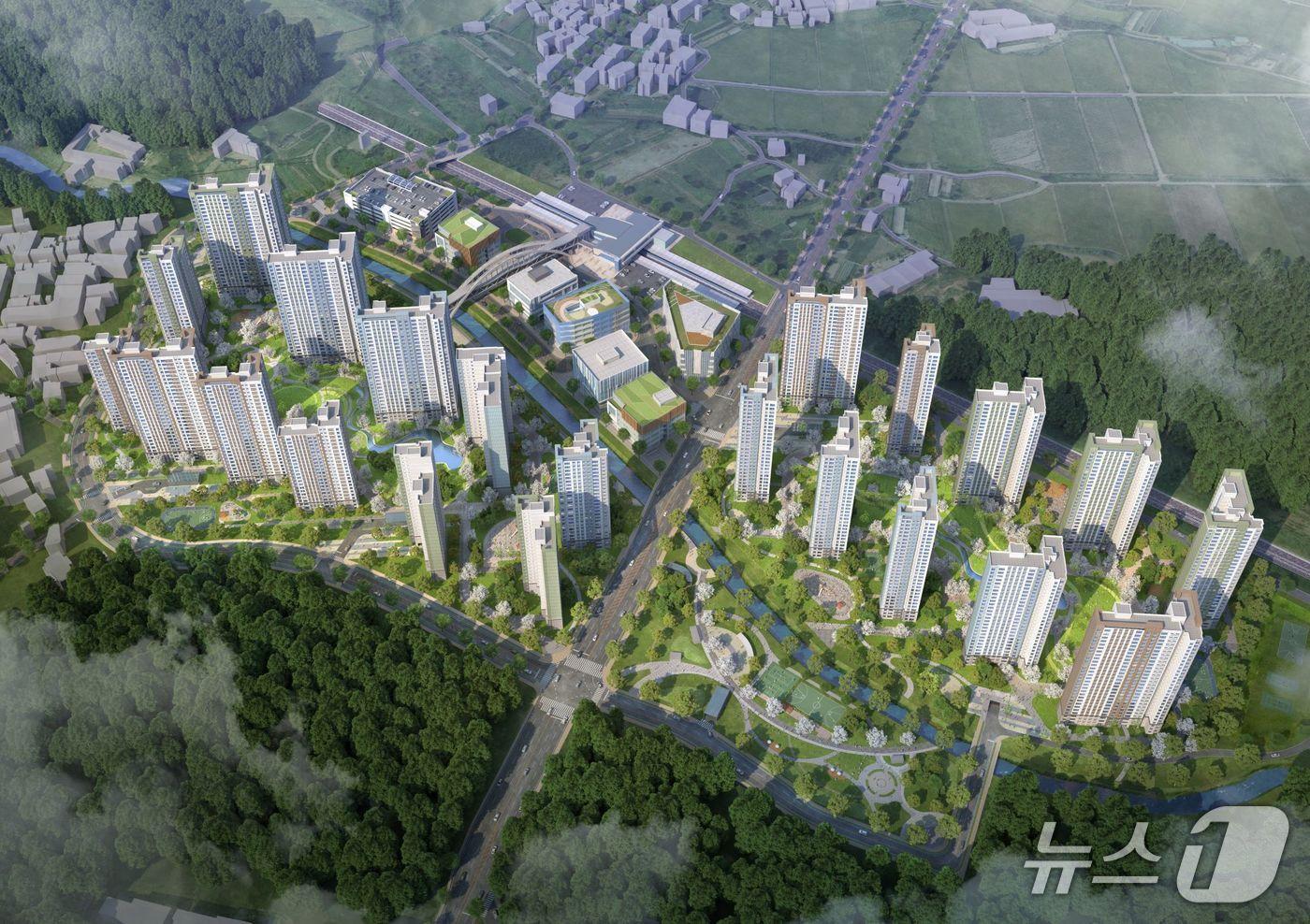 이천 신둔도예촌역세권 도시개발사업 조감도.(경기도 제공, 재판매 및 DB 금지)