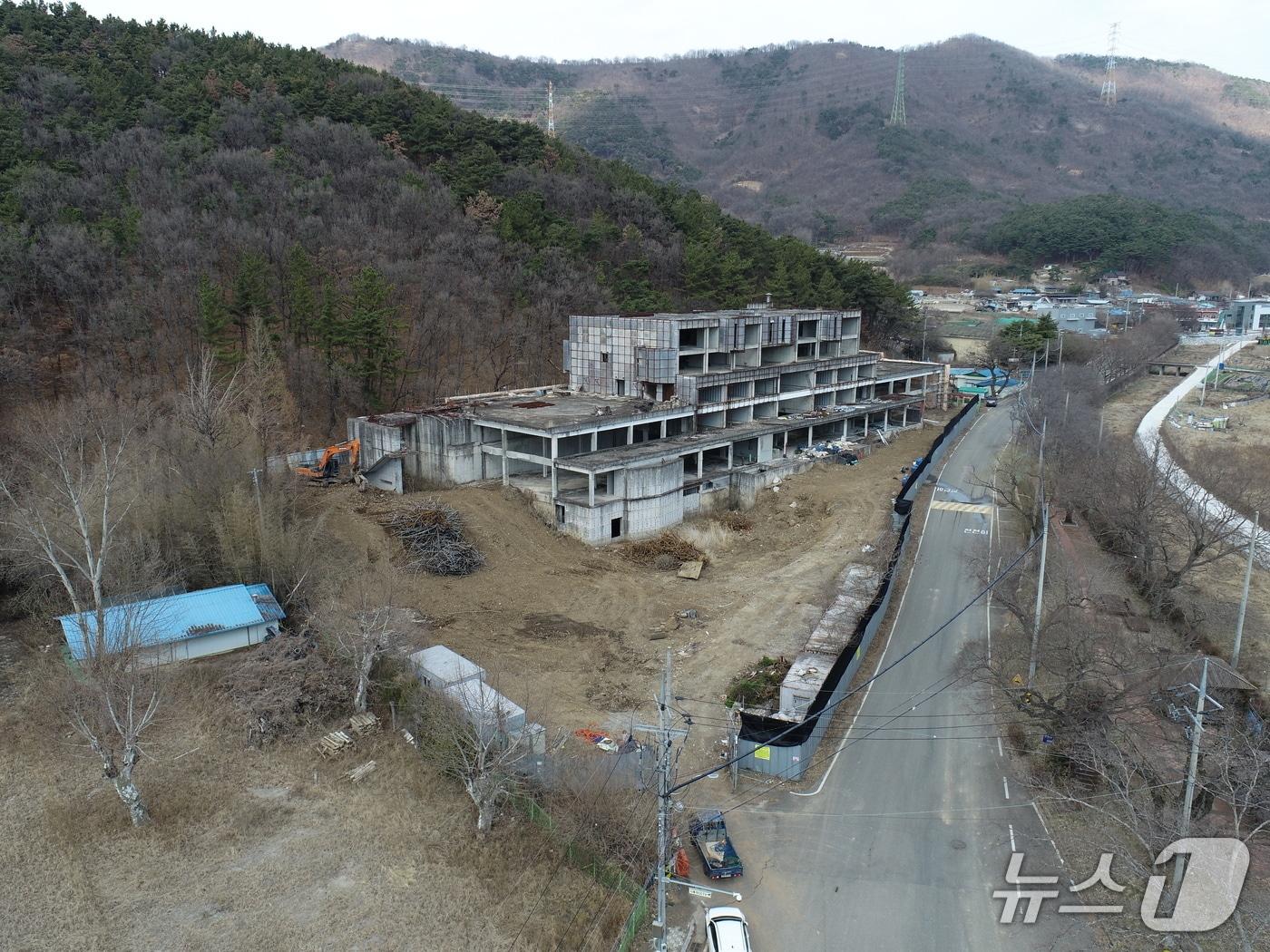 본문 이미지 - 대구 달성군 옛 약산온천호텔 전경(대구 달성군 제공.재판매 및 DB 금지)