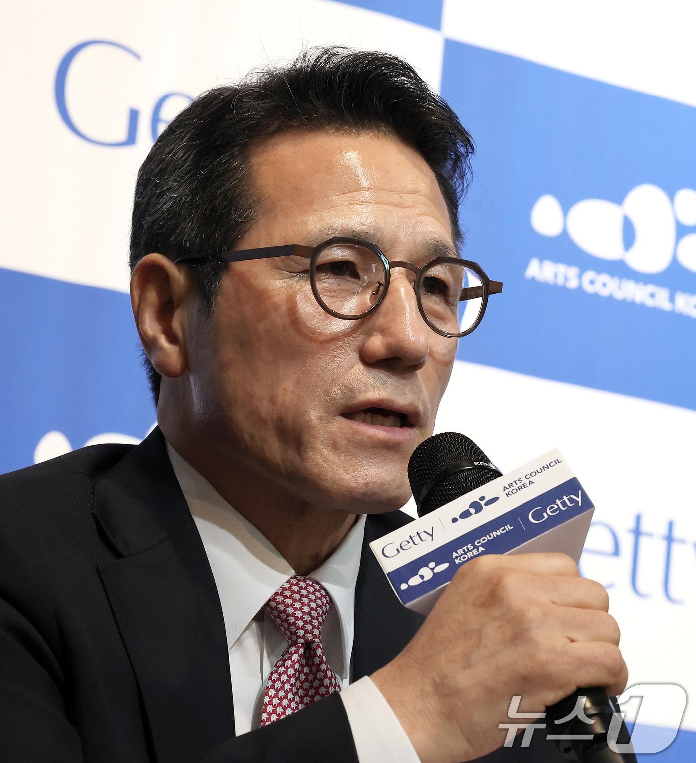 본문 이미지 - 정병국 아르코 위원장 /뉴스1 ⓒ News1 오대일 기자