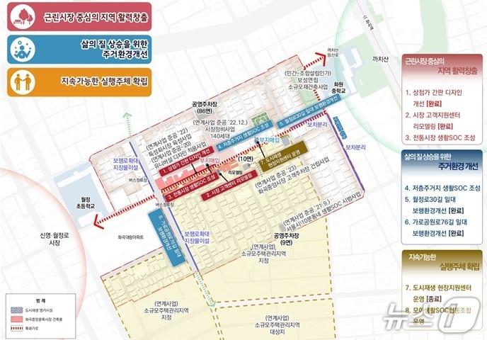 본문 이미지 -  강서구 화곡중앙시장 일대 (서울시 제공)