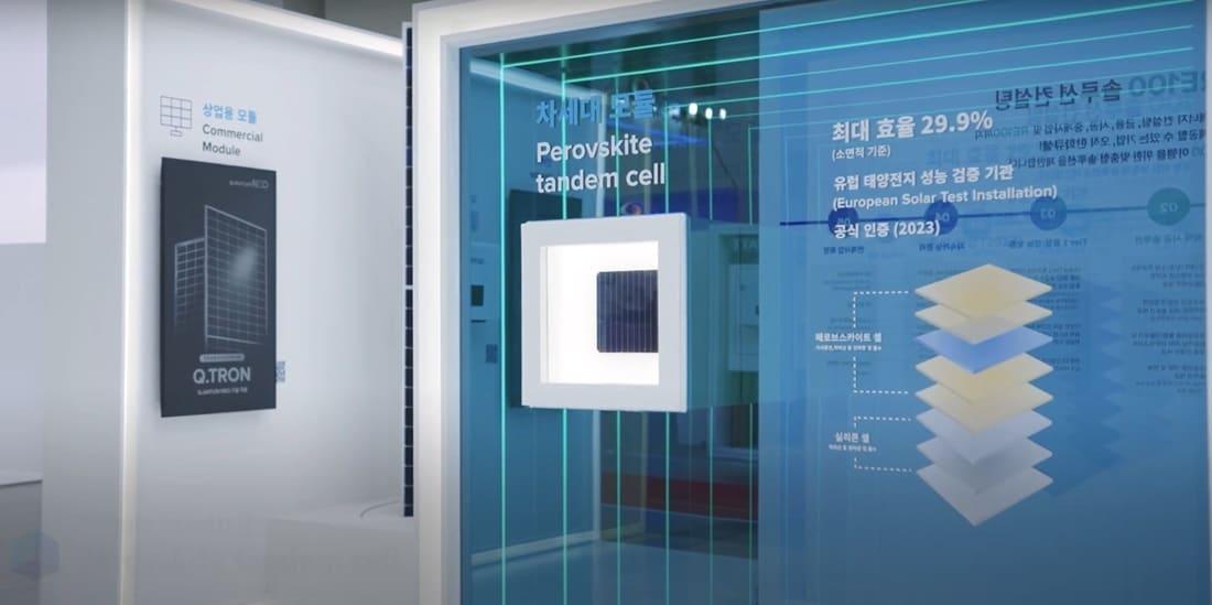 본문 이미지 - 한화큐셀이 자체 개발 및 제작한 탠덤 셀(한화그룹 홈페이지 캡처)