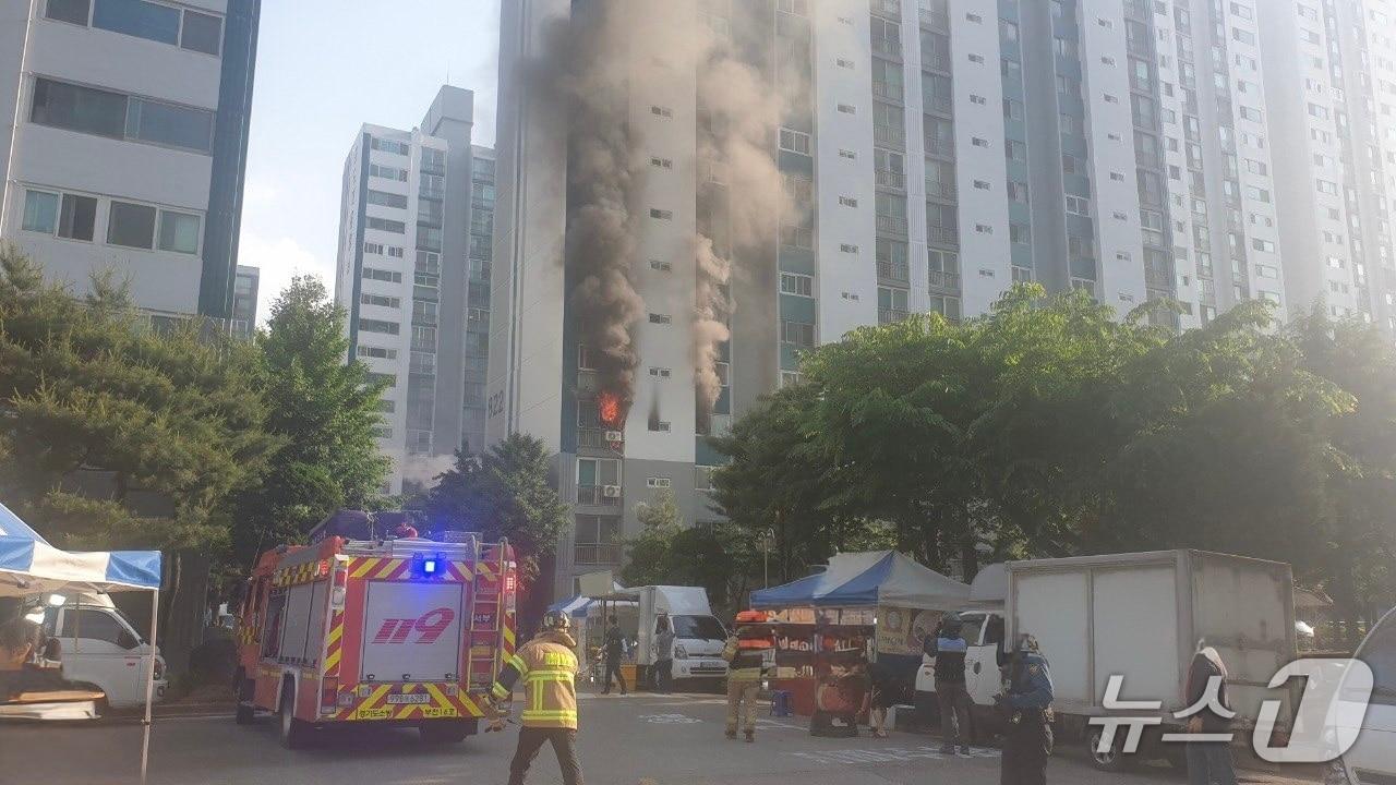 본문 이미지 - 화재현장(경기도소방재난본부 제공.재판매 및 DB금지)