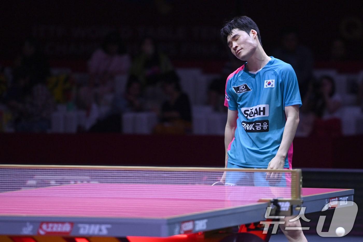 한국 탁구 대표팀 장우진/뉴스1 ⓒ News1 사진공동취재단