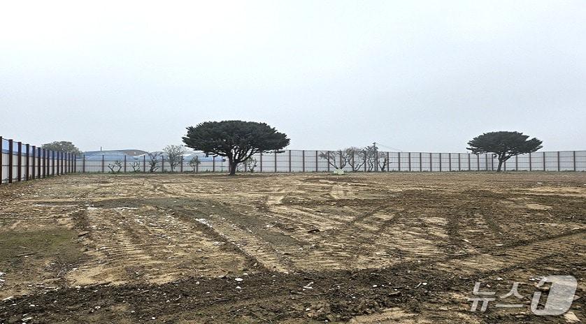 본문 이미지 - 보은군 농업경영 융복합 지원센터 건립  현장 (보은군 제공. 재판매 및 DB금지) /뉴스1