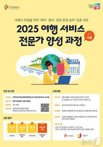 본문 이미지 - 여행전문가 양성과정 모집 포스터.