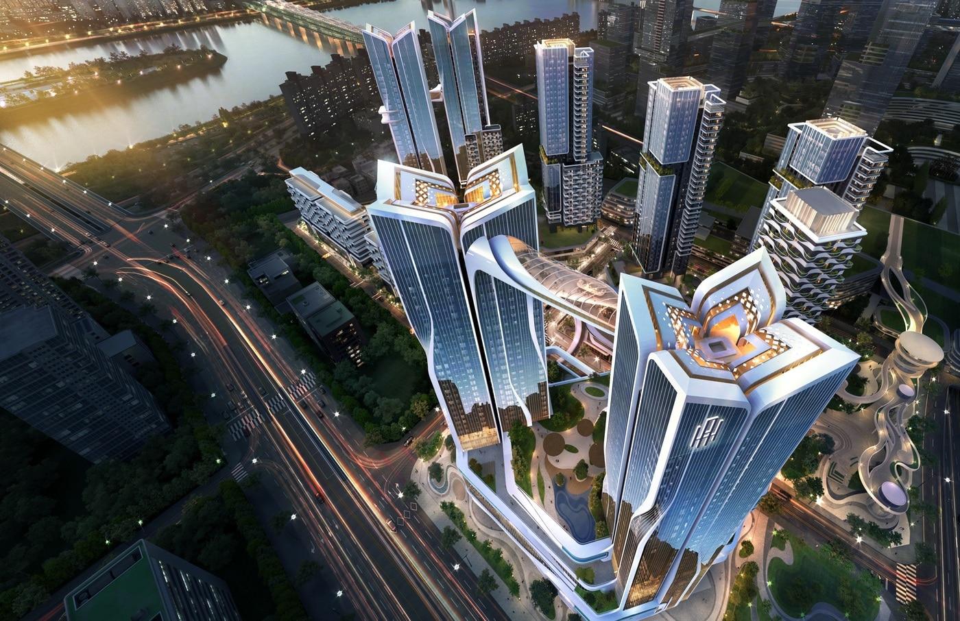 본문 이미지 - 오티에르 용산 스카이브리지./포스코이앤씨 제공