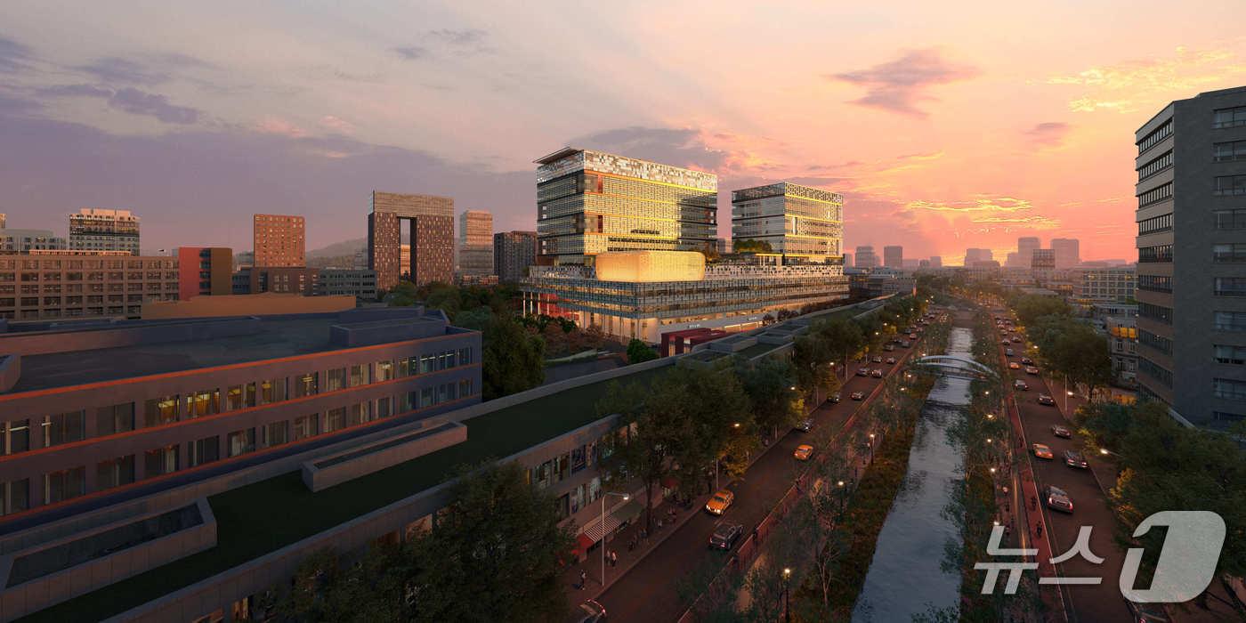 본문 이미지 - 국립중앙의료원 신축이전 및 중앙감염병병원 건립 조감도.(국립중앙의료원 제공)