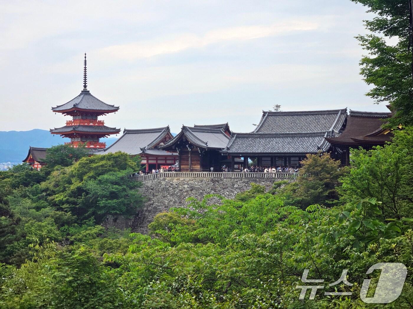 본문 이미지 - 일본 교토에 있는 청수사.(경북도 제공, 재판매 및 DB 금지)2025.5.23/뉴스1