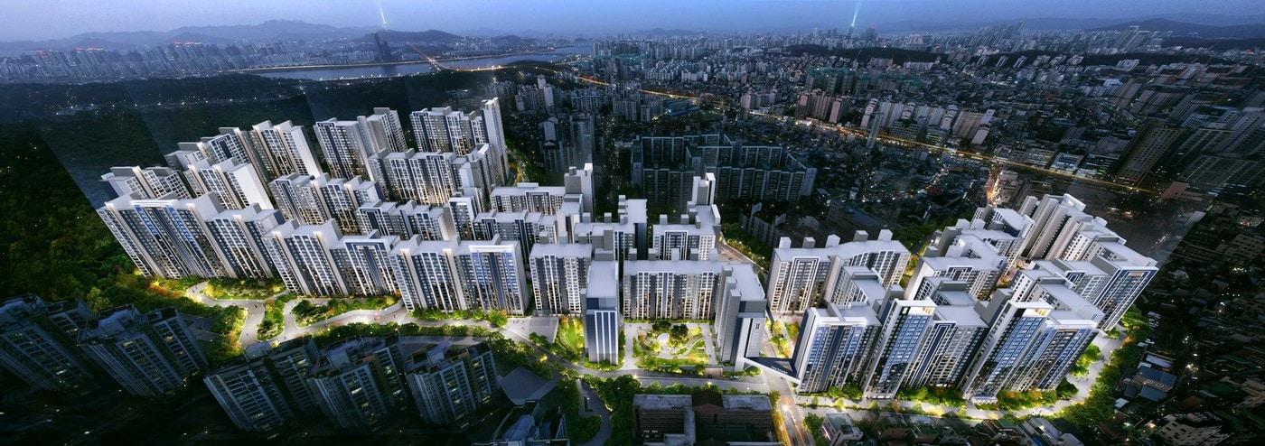 이수 극동·우성아파트 2,3차 리모델링 조감도. /포스코이앤씨 제공