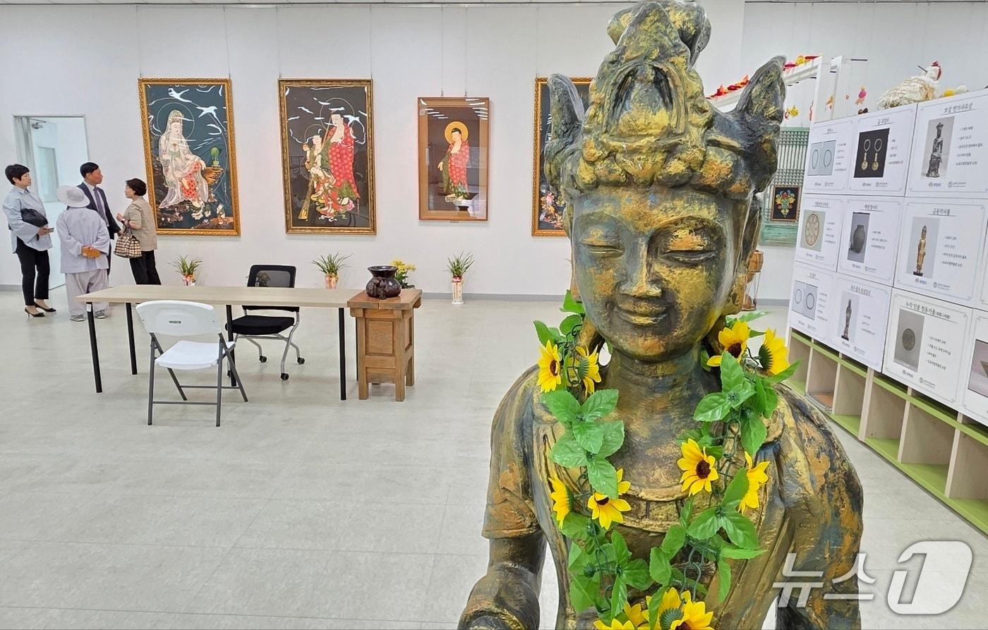 '환수문화유산 기념박물관'이 24일 아산 음봉면 HB페이퍼 4층에서 개관했다. 2025.5.25. ⓒ 뉴스1 이시우 기자