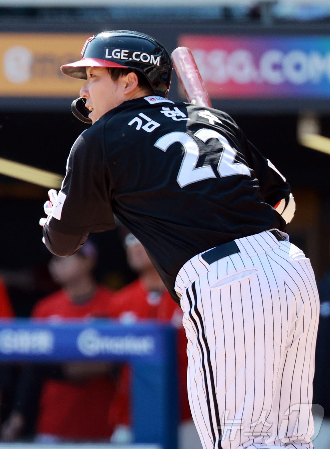 본문 이미지 - LG 트윈스 김현수. 2025.5.25/뉴스1 ⓒ News1 김진환 기자