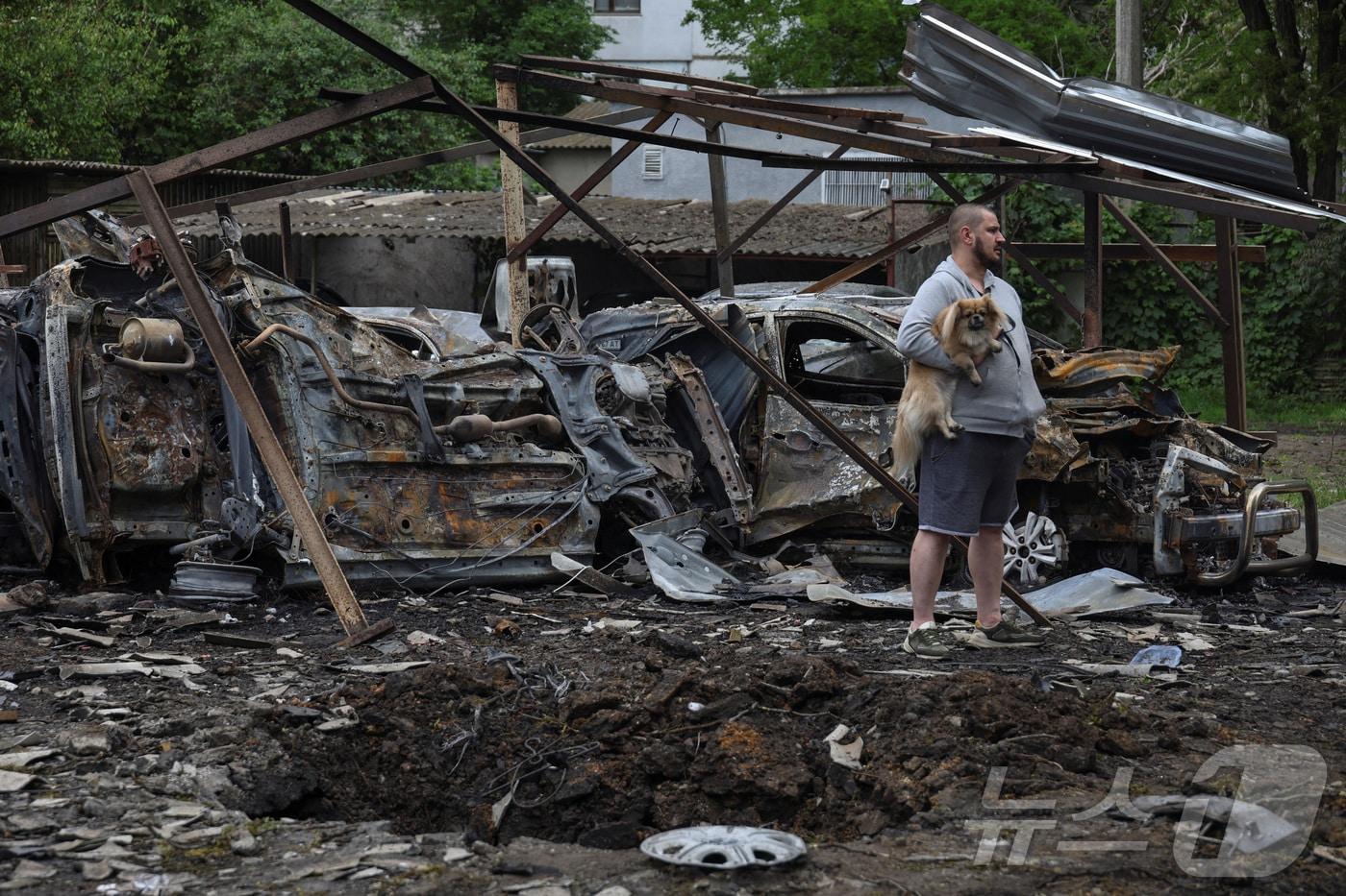 러시아가 24일&#40;현지시간&#41; 우크라이나 전역에 역대 최대 규모의 드론 공습을 감행했다. ⓒ 로이터=뉴스1